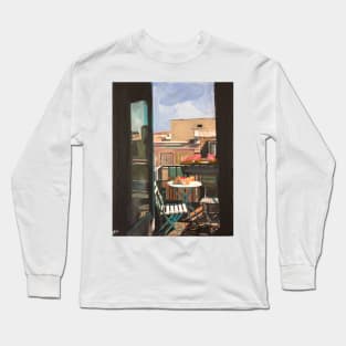 Paris, Breakfast On the Roof Long Sleeve T-Shirt